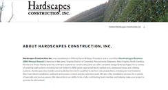 Desktop Screenshot of hardscapesconstruction.com