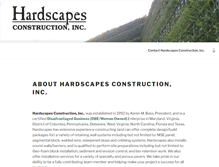 Tablet Screenshot of hardscapesconstruction.com